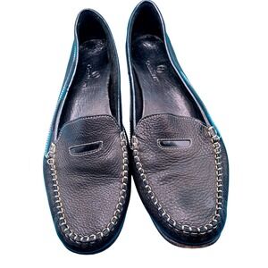 Cole Haan Black‎ Pebbled Leather Penny Loafers w/ Air Cushion Insole 8B